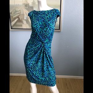 Polo Ralph Laurent animal print sleeveless dress